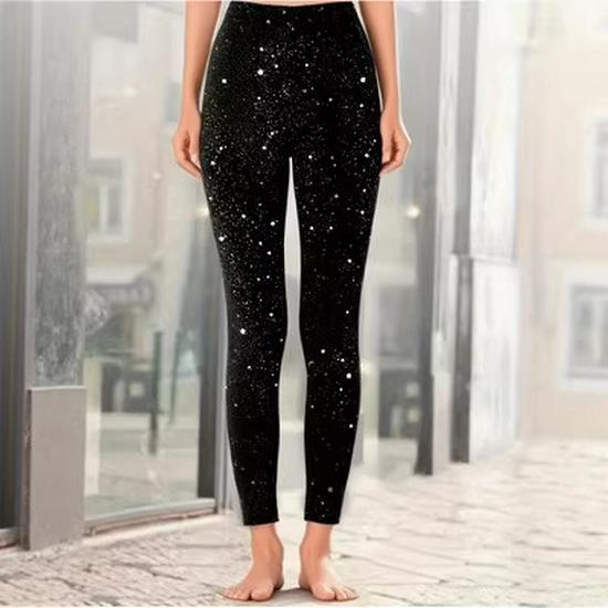 2026 European & American Women's Trendy Slim-Fit Hot Stamping Pants
