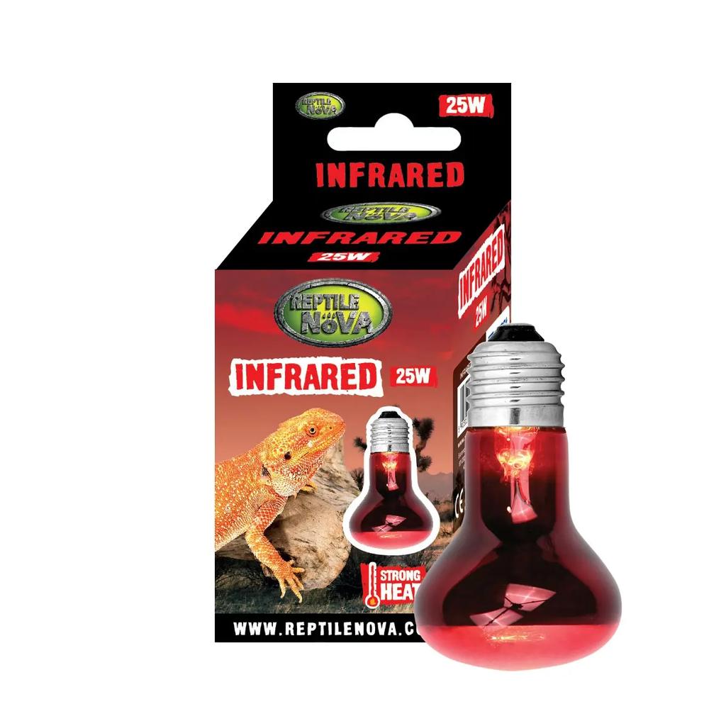 REPTILE NOVA Infrared - Heating Bulb with Infrared and UVA for Terrarium REPTILE NOVA Infrared - Heating Bulb 75 W (infrared + UVA) for Terrarium