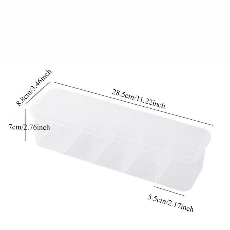 1pc Multi-Compartment Desk Organizer with Lid, for Cables Office Supplies, Space Saving Storage Box for Home & Office