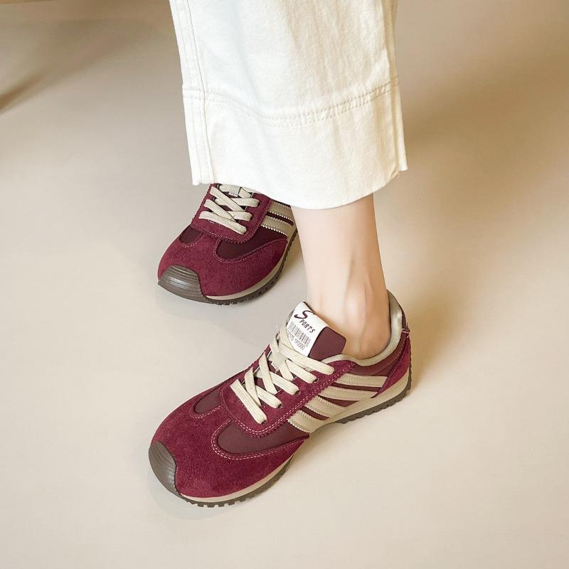 Retro German Training Shoes for Women, New Casual Board Shoes, Sports Thick-soled Forrest Gump Shoes