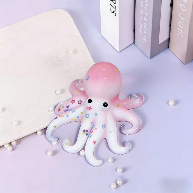 Transparent Octopus Squeeze Toy Soft Squeeze Stress Relief Fidget Toy Soft Mochi Toys Cute Ocean Animal Decor For Kids Gift
