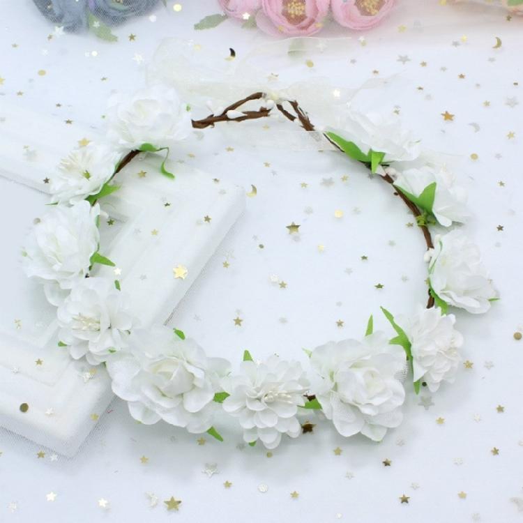 Flower Headbands Floral Garlands Crown Hair Wreath Bride Flower Crown Wedding