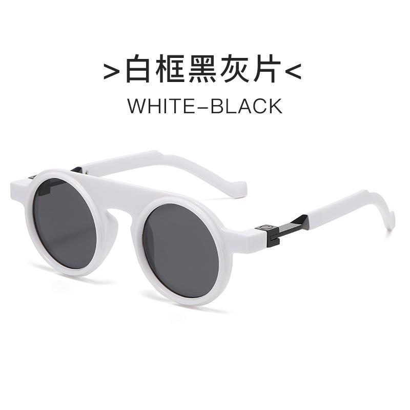 Retro Round Metal Frame Sunglasses Eyewear For Men And Women Driving Fishing Brand Designer Sun Glasses Uv400