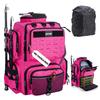 Goture Water-Resistant Fishing Backpack Lightweight Large Hiking Hunting Bag with Rod Holder Adjustable Tackle Storage Pack