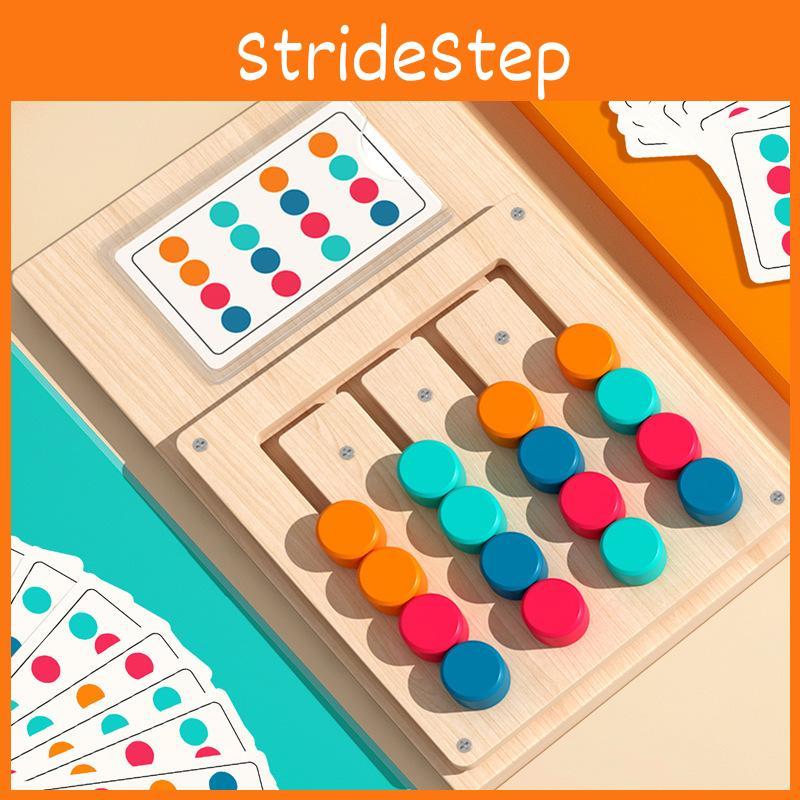 Wooden Brain Teaser Cards With Fourcolor Puzzle For Early Education And Cognitive Development