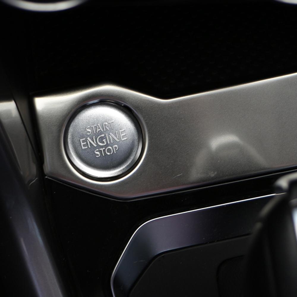 For Volkswagen VW T-Roc TROC 2018-2025 Cigar Lighter Panel Trim USB Power Charge Cover Stainless Steel Trim Sticker Accessories