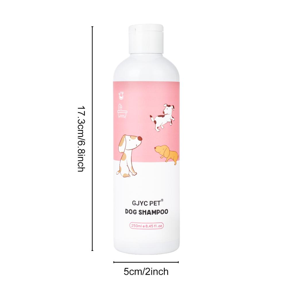 GJYC PET Natural Gentle Dog Shampoo Deep Cleansing Odor Removing Softens Fur Soothes Sensitive Skin For All Dog Breeds