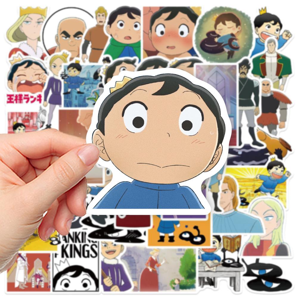 50Pcs King Ranking Sticker Graffiti Personality Cartoon Cute Japanese Comic DIY Skateboard Suitcase Stickers Waterproof