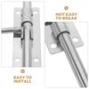 Heavy Duty Thickened Stainless Steel Slide Bolt Latch Indoor Door Lock Gate Shed Fence Barn Door Cane Bolt Fence Gate Drop Rod
