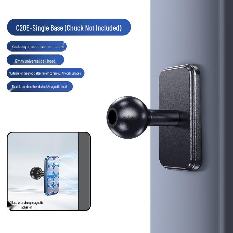 Ice Armor C20E Magnetic Mount with 17mm Swivel Ball Head for Gym & Golf Carts