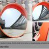 Miroir de circulation grand angle: Miroir Convexe Extérieur/Intérieur pour la Sécurité Routière et l'Antivol, Parfait pour les Coins de Garage