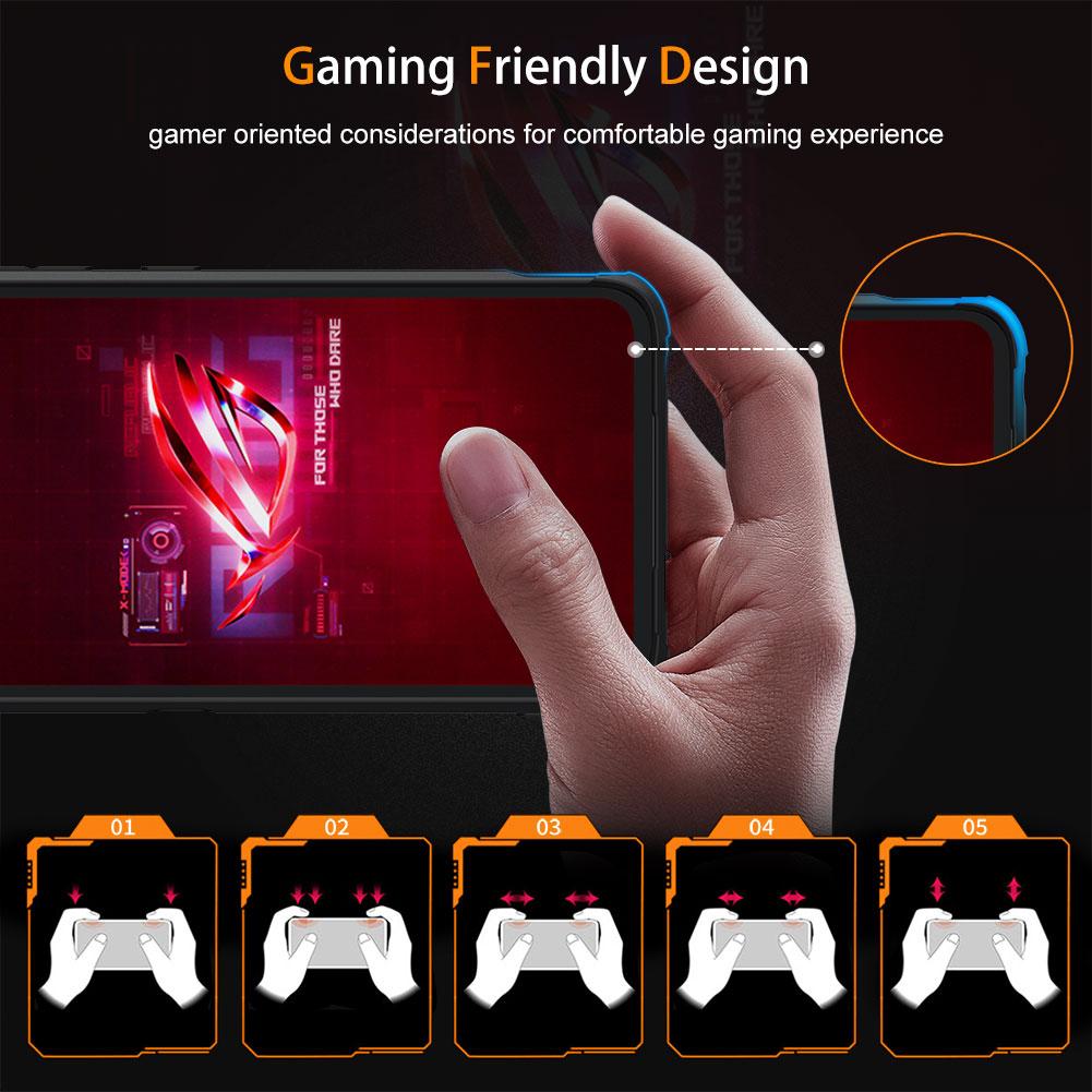 Ultra Slim TPU Case for ROG Phone 6D Ultimate/7, Shockproof Lightweight Cover with Full Protection