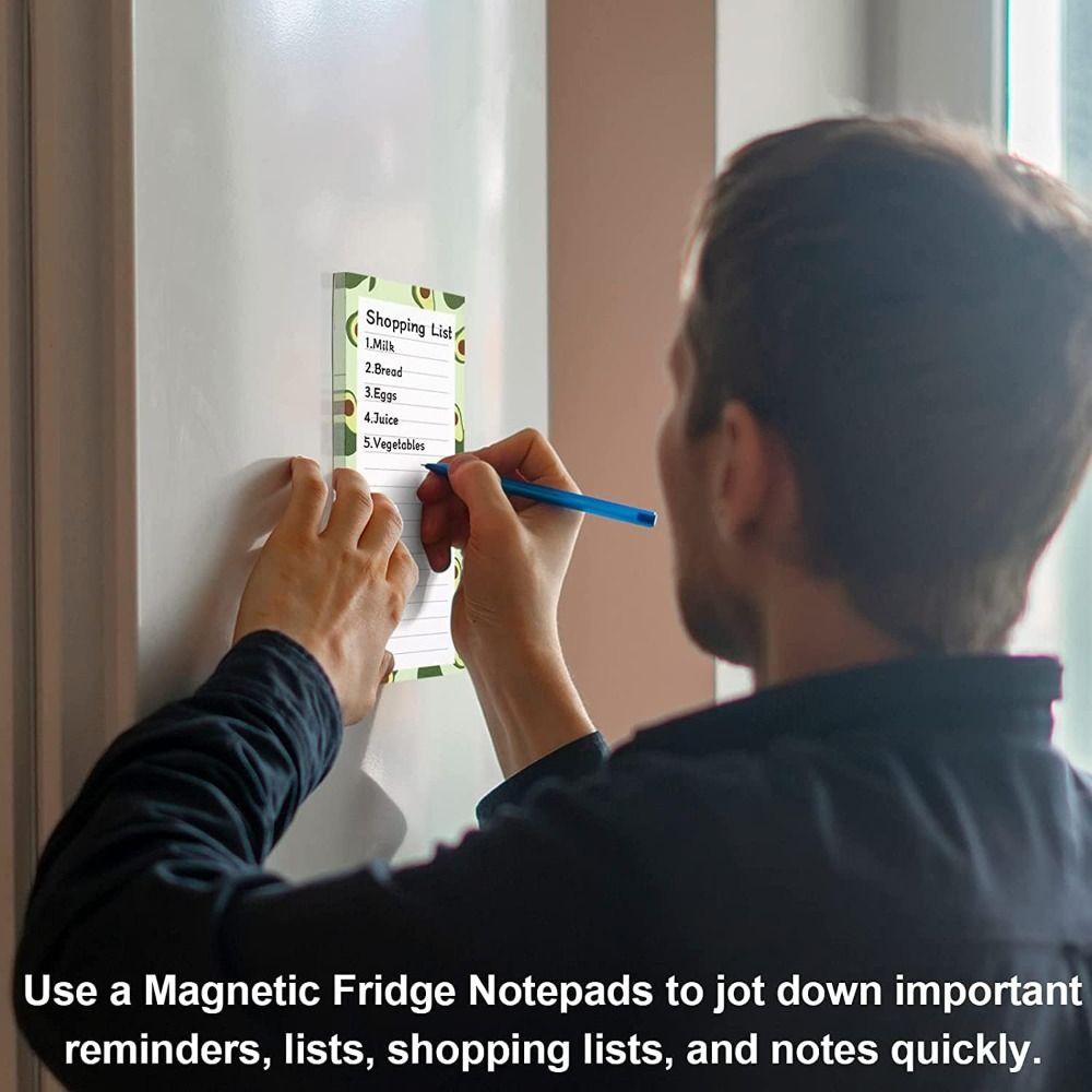 for Fridge Magnetic Notepad Planner Note Pad To Do List Planbook  Home Office