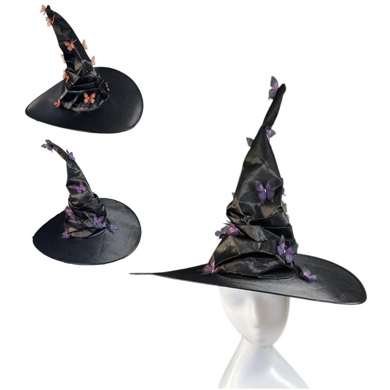 Witch Cosplay Costume Including Witch Cloak Witch Hat Eyemask and Gloves, for Girl Cosplay Party Carnivals Masquerade