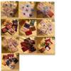 6 Set New Year Wedding Stickers Birthday Best Wishes Christmas Greeting Card Merry Christmas Wishing Message Cards