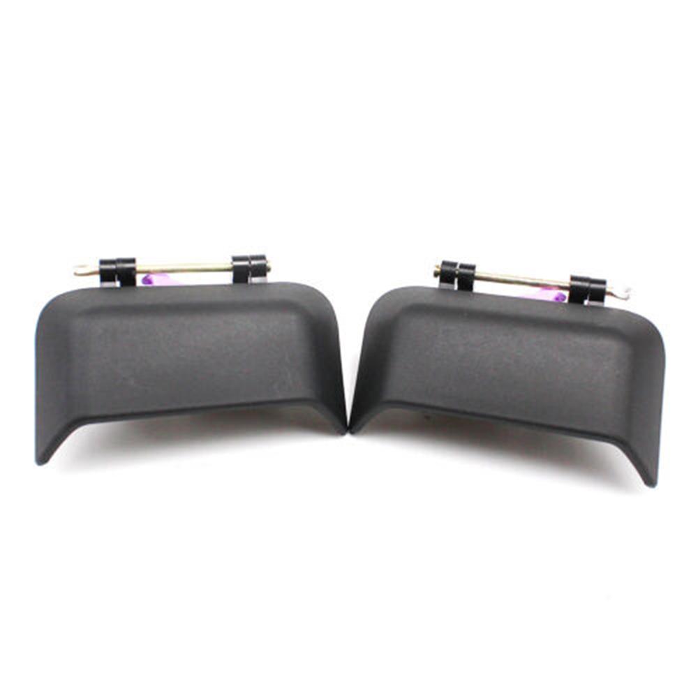 1Pair Left+Right Car Rear Door Exterior Handle Black For Jeep Compass 2007-2016