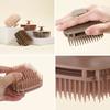 Yousheng Square Hair Scalp Massage Brush with Finger Strap Anti-Slip Hair Washing Scrubber for Deep Cleaning Exfoliating Relaxing Shower Shampoo Brush