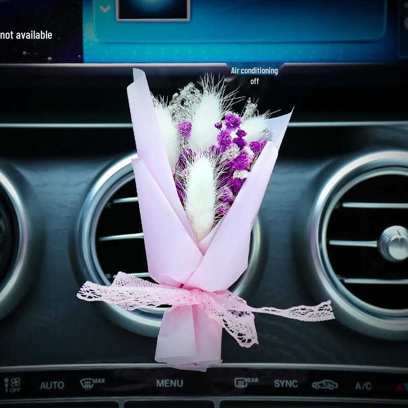Rui Car Air Vent Perfume: Creative Dried Flower Aromatherapy Clip for Personalized Interior