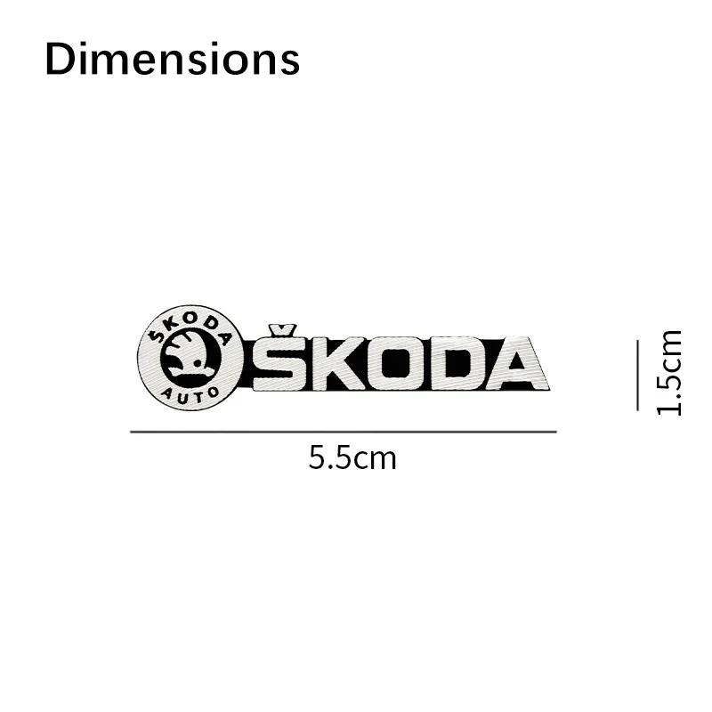 Car Sticker Car Styling Audio Speaker Decorate Sticker 3D Aluminum Badge Emblem Decals For Skoda Fabia Superb Octavia A2 A3 Rapi