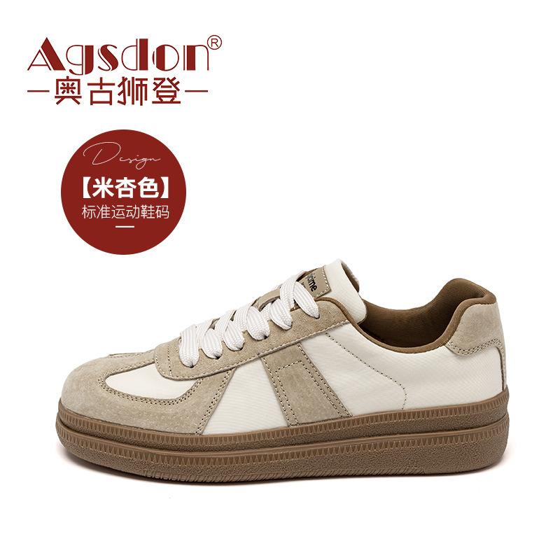 Augustine casual Forrest Gump shoes women's spring 2025 new ins Hong Kong style retro sports training shoes board shoes