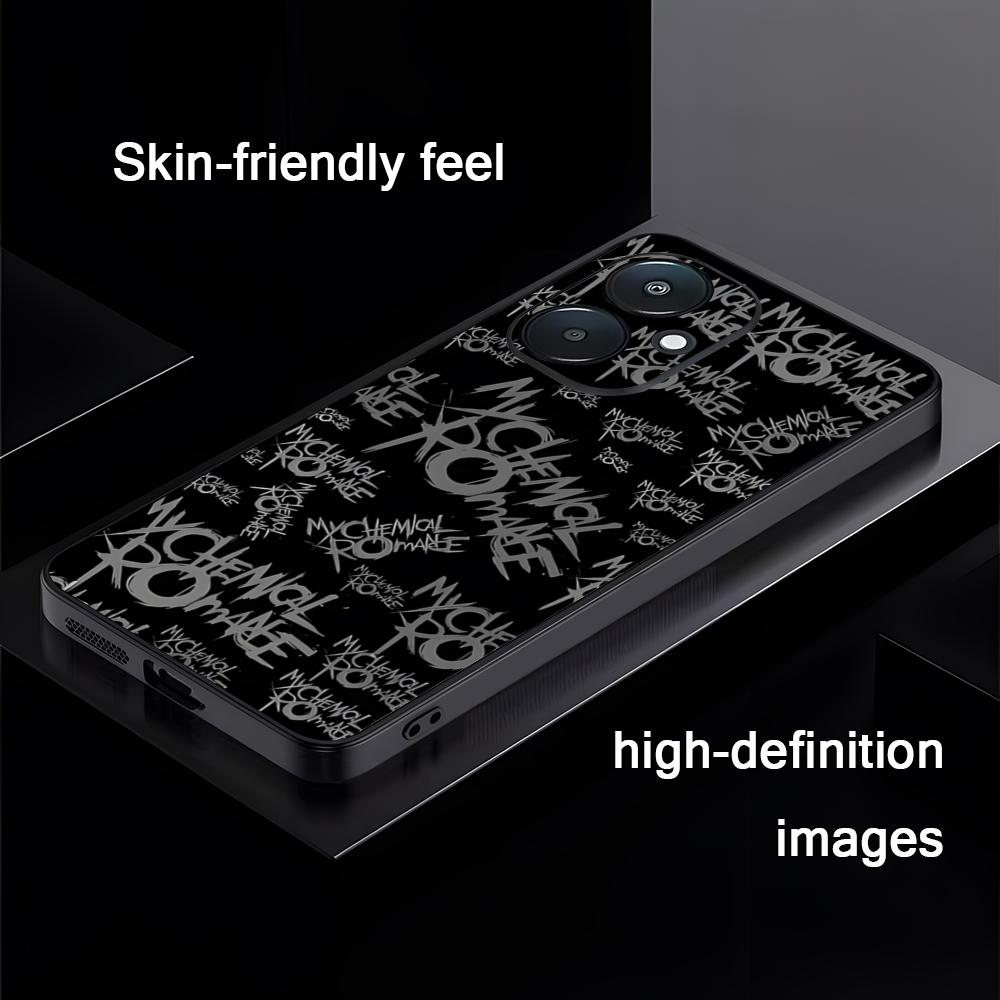 Gorące Etui na Telefon Zespół My Chemical Romance Dla Xiaomi Redmi Note 13,12,11, 10 Pro Plus S, 5G, 12S, Luksusowe Miękkie Czarne Etui na Telefon