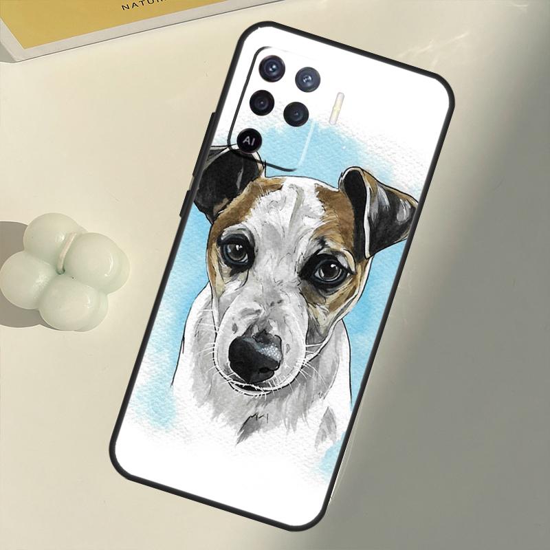 

Чехол для собаки Джек-рассел-терьера для OPPO A53 A53S 2020 A5 A9 A31 A52 A72 A94 A74 A54 A83 A91 A93 A16 A15, задний чехол OPPO A54 4G