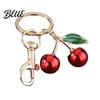 Fruit Key Ring Charm Alloy Cherry Keychain for Backpacks Shape Car Purses Chain Holder Decorative Handbag Pendant Women & Girls Backpack