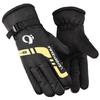 Luvas térmicas masculinas de inverno para motociclismo, fleece espesso, esqui, carro elétrico, mercado noturno