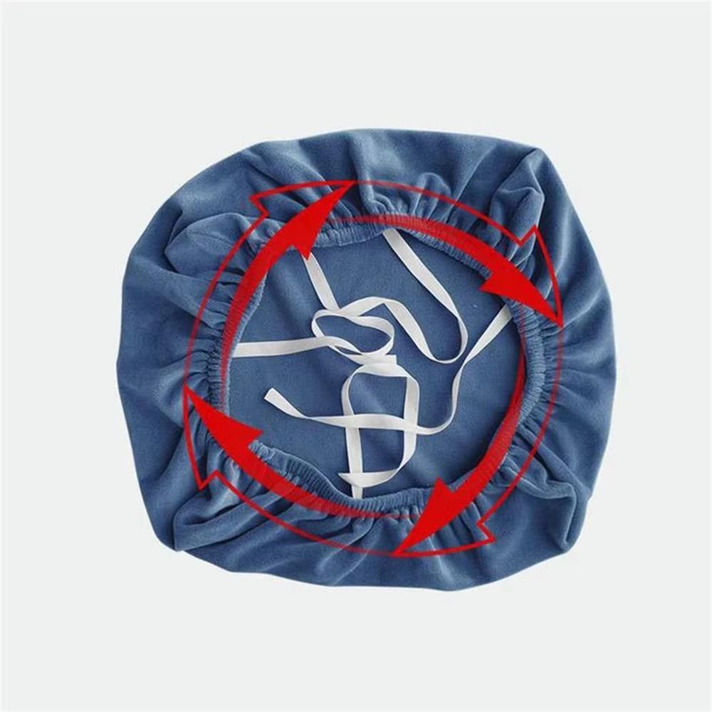 Washable Office Chair Cover Elastic Dust Cover Universal Rotating Chair Seat Cover Home Office