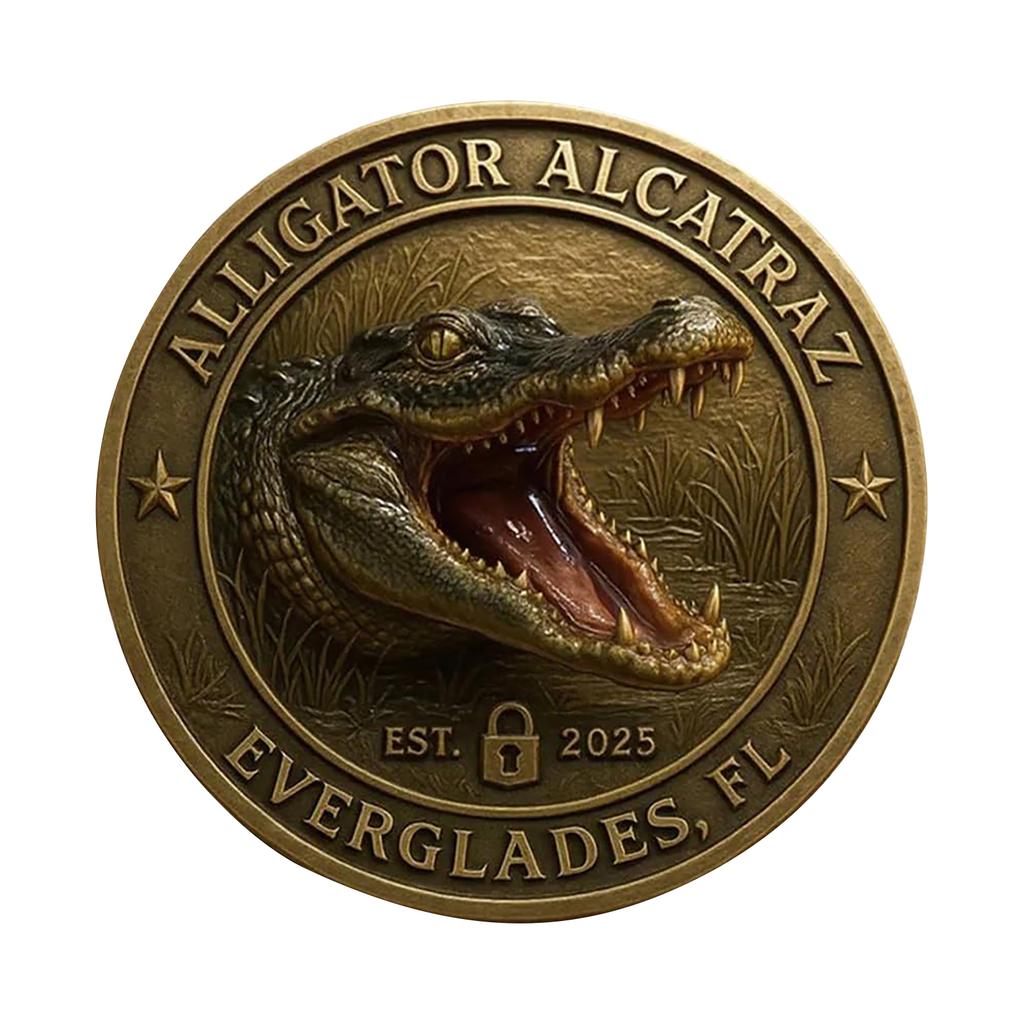 Devil Prisoner Headshot Challenge Coin