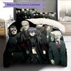Ghost in the Shell Padrão Conjunto de Colcha para Cama Decoração de Casa Presente (1 * capa de edredom + 2 * fronhas sem enchimento)
