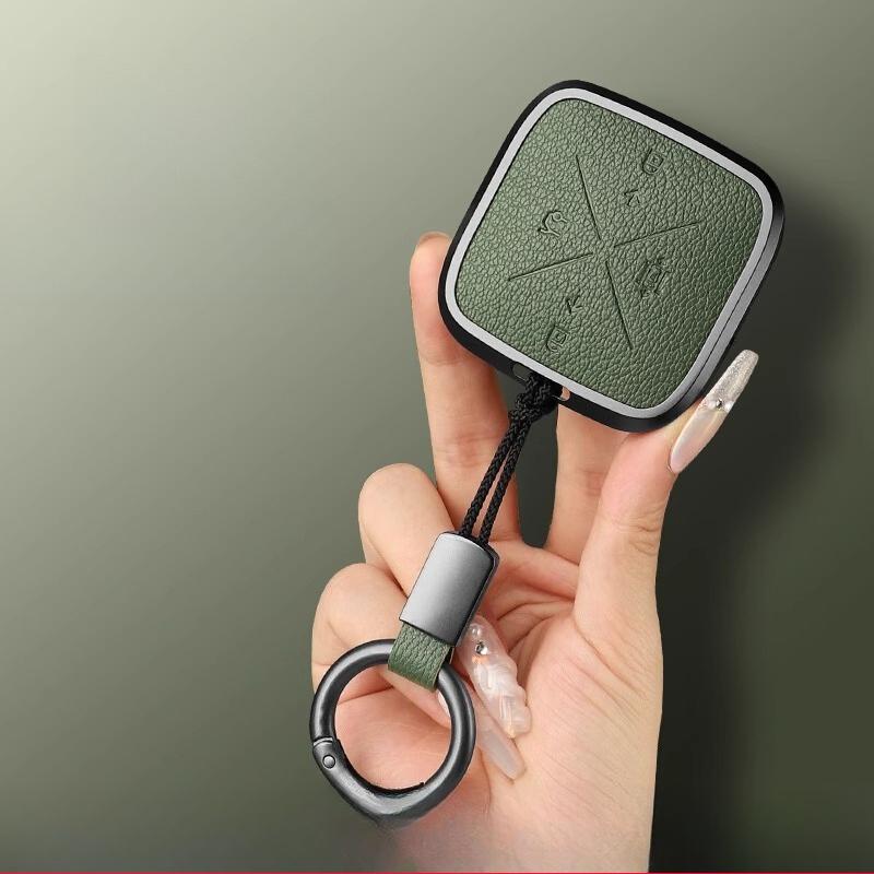 For Zeekr 001 007 7X X 009 Key Case Buckle Bluetooth Card Key Case Real Goat Leather Car Accessories Car Key Cover Modification