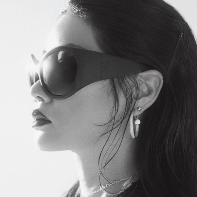 Space Style Designer Sunglasses Men Women Goggle Shape Fishing Bicycling Sun glasses Male Female Punk Y2K Sunglass Men Women