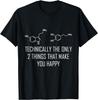 Psychology Serotonin Dopamine Chemical Formula Psychologist Gift Unisex T-Shirt