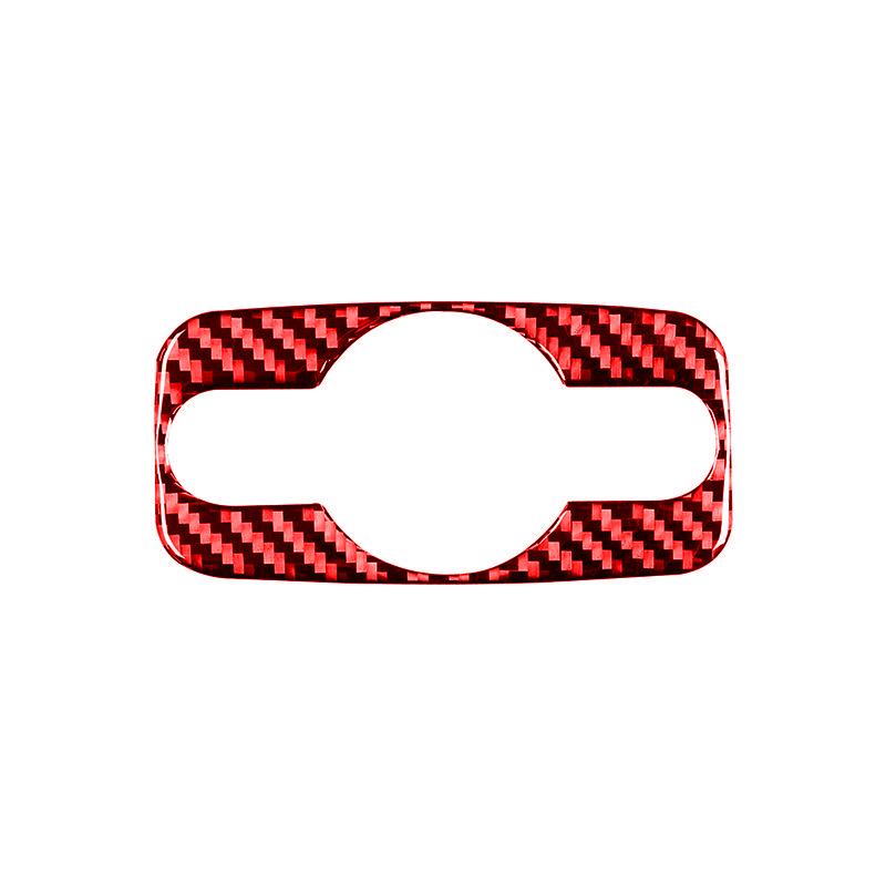 For Ford Mondeo 2011-2013 Carbon Fiber Auto Interior Front Headlight Adjust Control Buttons Knob Panel Frame Decoration Sticker