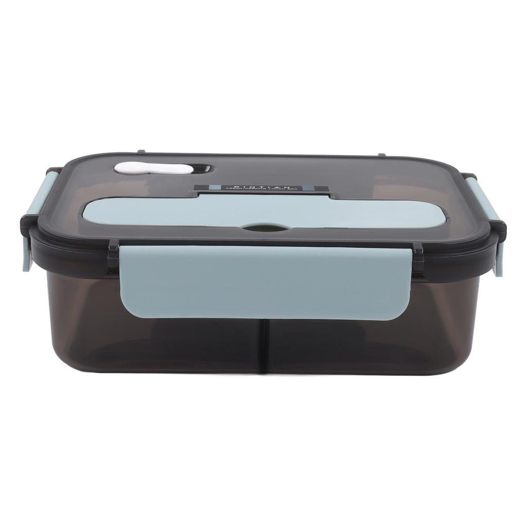 2 Compartments Bento Boxes 1100ml Large Capacity Bento Lunch Box for Student Workers Home School