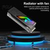 SSD Cooler Heat Sink with Fan Easy to Use Universal Compatibility M.2 Drive 5V 3 Pin ARGB Hard Disk Radiator Optimal Performance
