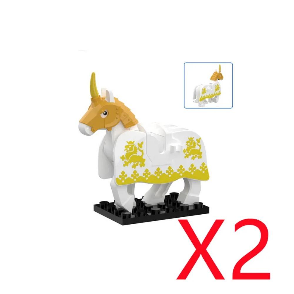 

3-8СМ Строительная игрушка Средневековая военная архитектура Строительные блоки Персонаж Рыцарь Боевой конь Щит Конь Веревка Седло Креативные аксессуары Подарок Игрушка