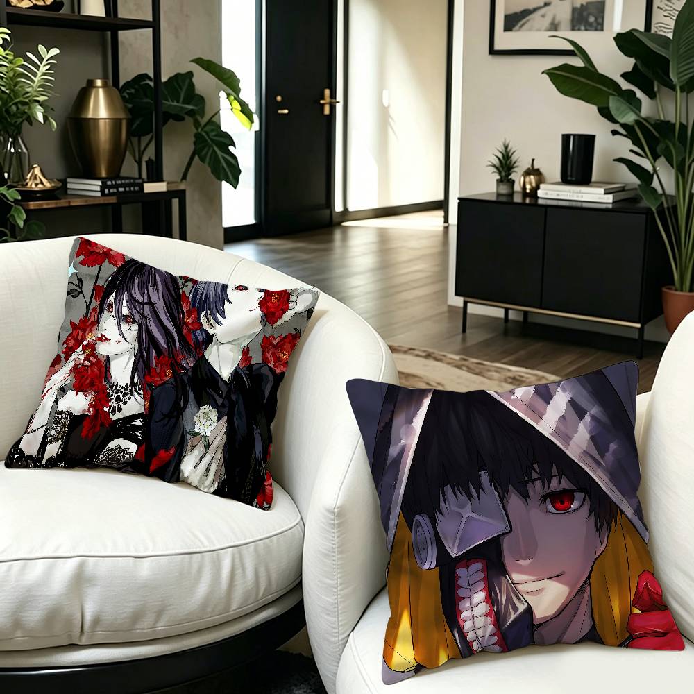 T-Tokyo G-Ghoul Classic Anime Personalized picture text home decorative pillows Household Gifts 45x45cm