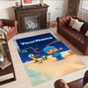 Pocoyo Customize Your Name Area Rug Design for Foyer Bedrooms Outdoor Decorate Room Antislip Carpet Office Home Decor