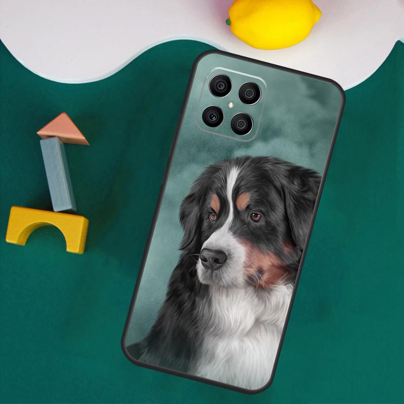 

Funny Bernese Mountain Dog Case For Honor Magic 7 5 6 Lite Honor 200 Pro 50 70 90 Lite X9a X8a X8 X9 X8b X9c X9b Cover Honor X8 5G