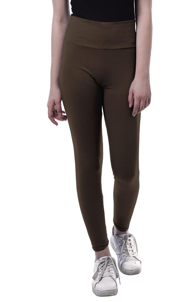 Moomaya High Waist Leggings For Womens Pull On Soft Running Yoga Pants-VY