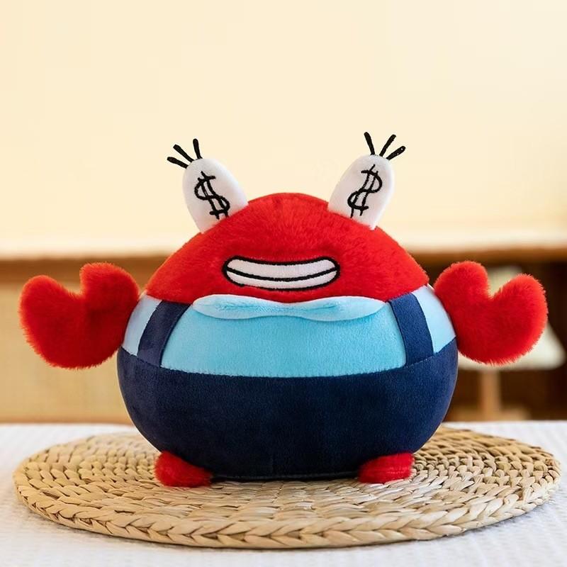 Patrick Spongebob Squarepants Star Krabs Plush Toy Stuffed Doll Cartoon Decor