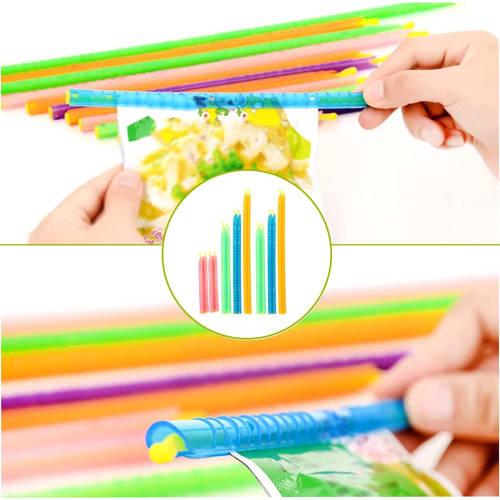 Samcos Convenient Bag Clips, Kitchen Clips, Refrigerator Bag Clips, Waterproof and Moisture-Proof Clips for Food Storage, Prevents Moisture from Getti