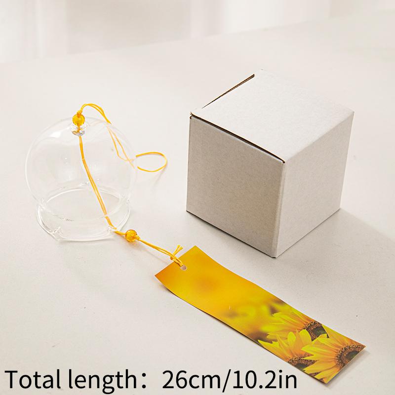 Japanese Wind Chimes Romantic Wind Bells Handmade Glass Hanging Pendants Outdoor Garden Decoration Ornaments Birthday Gifts