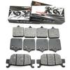 For BENELLI Leoncino 500 2017 2018   TRK 502 2017 TRK 502 X   2024 Motorcycle Front Rear Brake Pads Kits Set