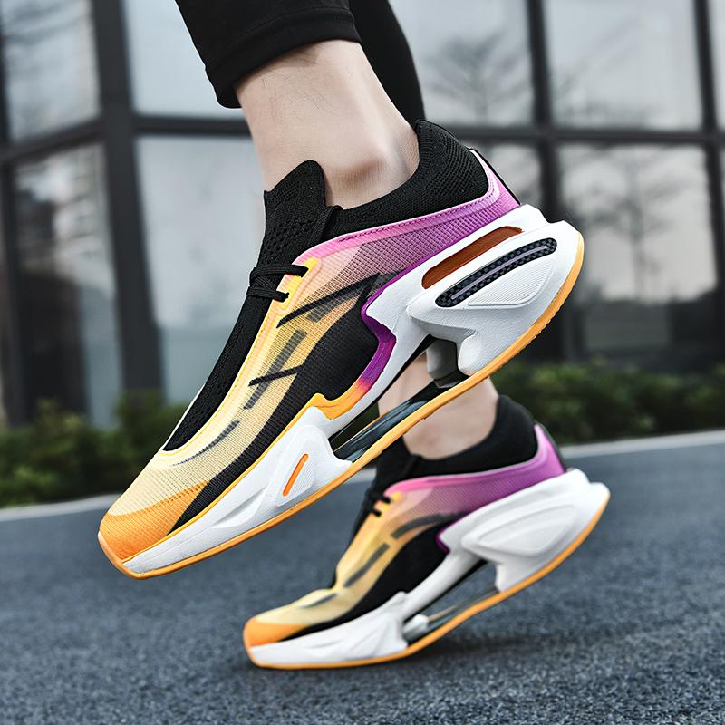 High Quality Couple Casual Shoes Fashion Hot Selling Outdoor Fitness Runn Shoes Wear-resistant Unisex Height Increasing Sneakers