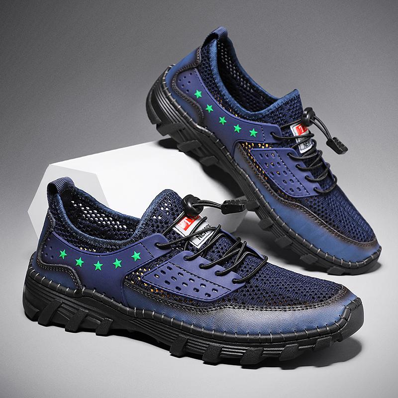 Men's Casual Sneakers Beach Sandals Hole Shoes Outdoor Casual Shoes Summer