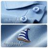 Hodo Men's Quick-Dry Nautical Polo Shirt