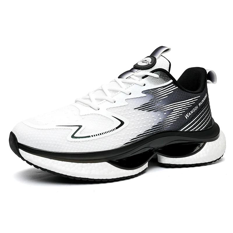 Leichte Dämpfungsunterstützung Sportschuhe Sommer Atmungsaktive Laufschuhe Leichte Rebound Anti-Rutsch Paar Laufschuhe